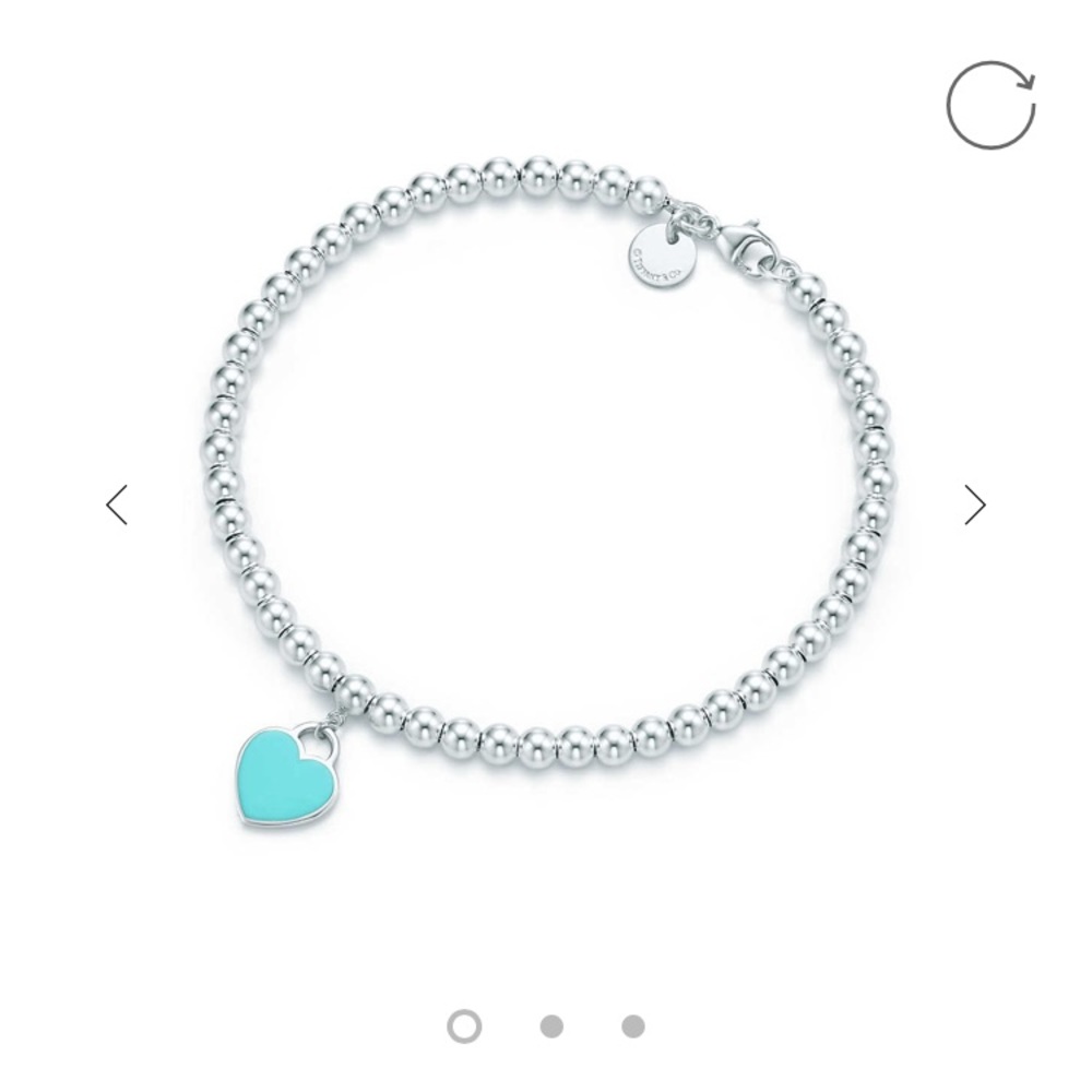 Like new with bag & box tiffany’s beaded bracelet